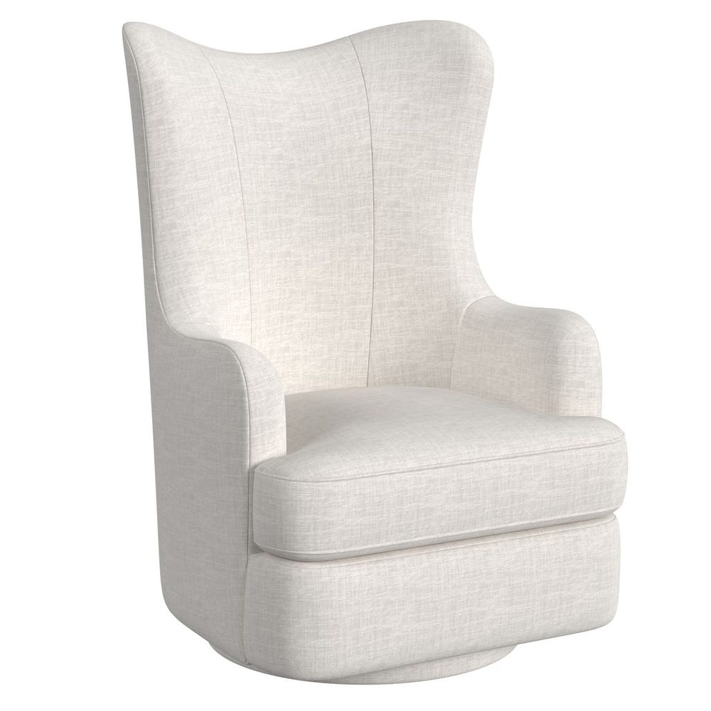Hot Wing Swivel Chair - Lovely Linen Cream