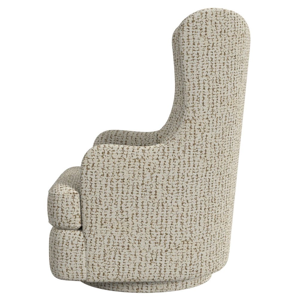 Hot Wing Swivel Chair - Hopscotch Creamy Espresso