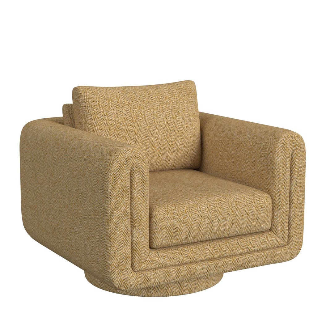 Loop Swivel Chair - Tweedy Bird Goldfinch