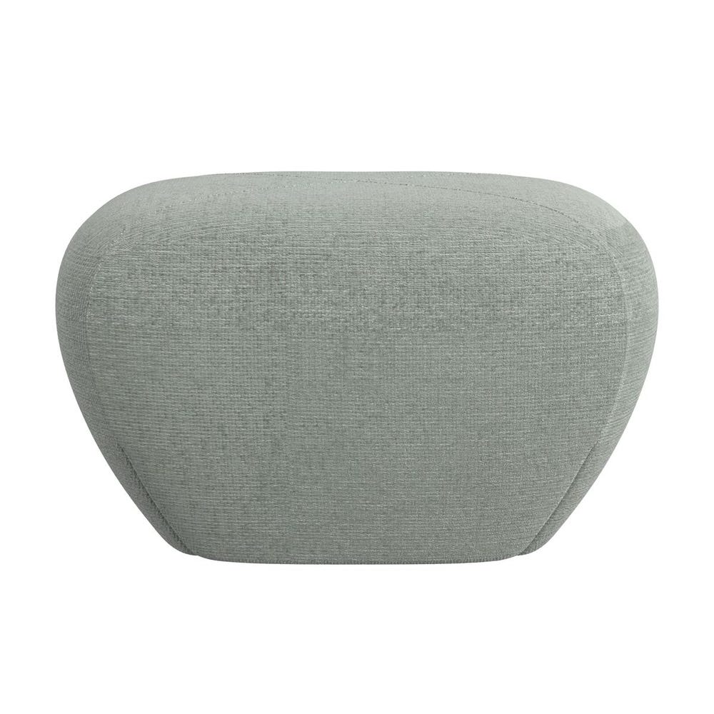 A Leg Up Ottoman - Criss Cross Sea Salt