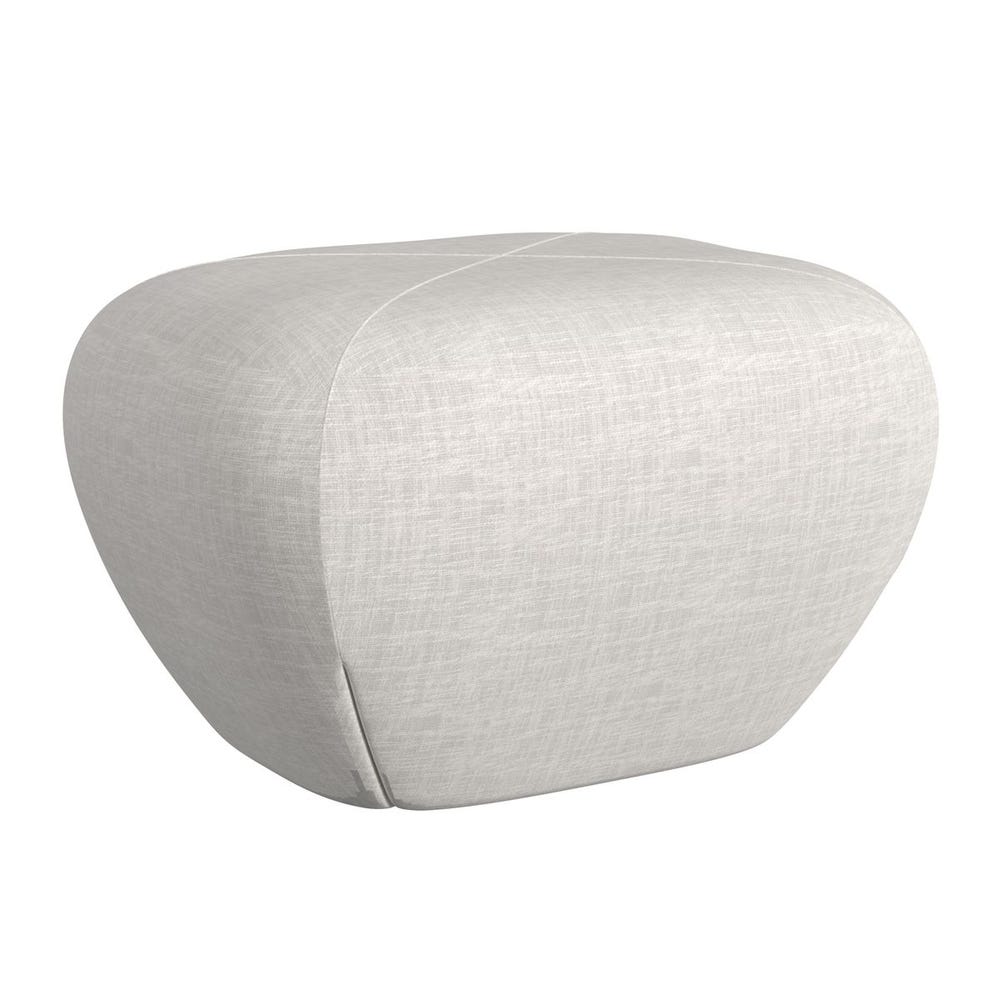 A Leg Up Ottoman - Lovely Linen Cream