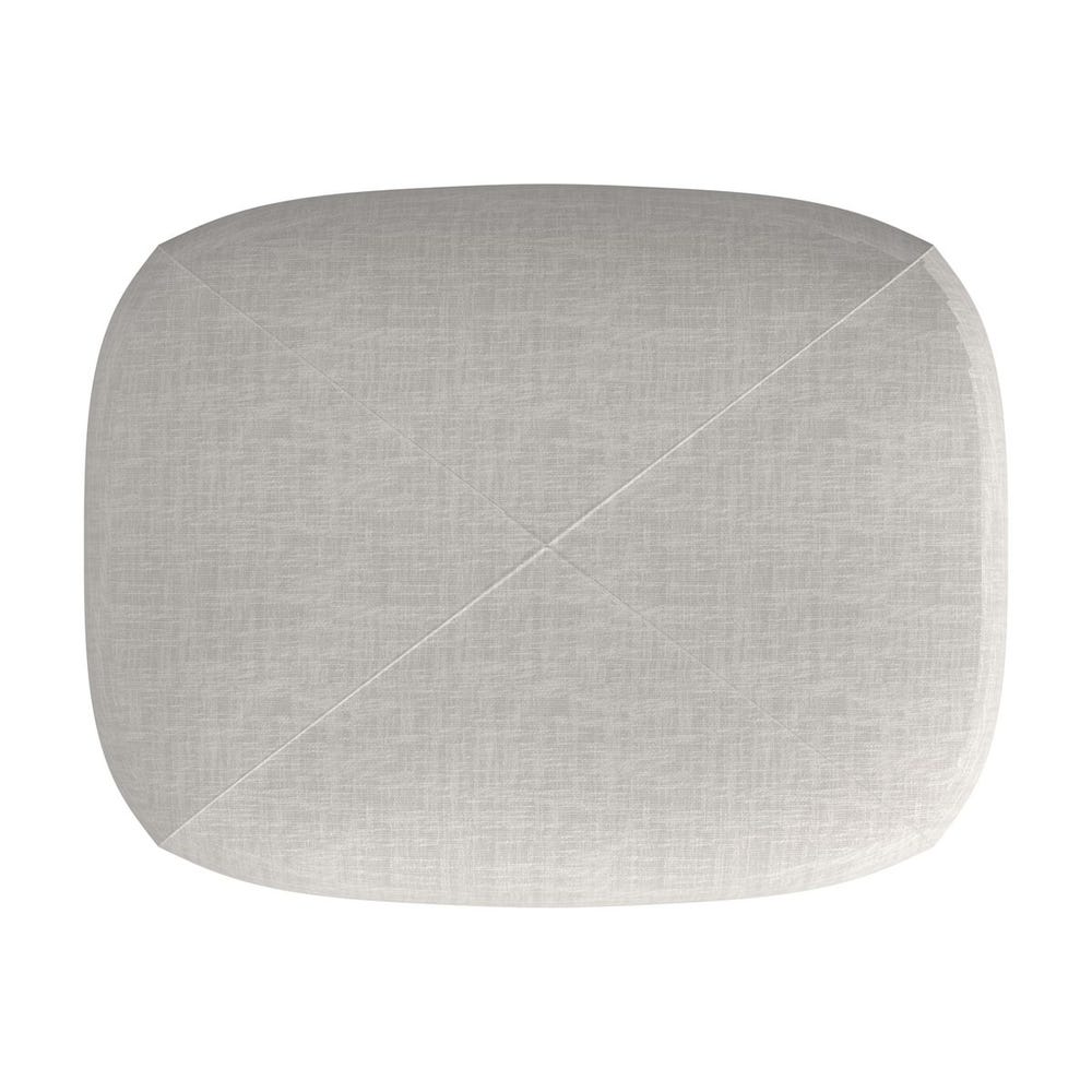 A Leg Up Ottoman - Lovely Linen Cream