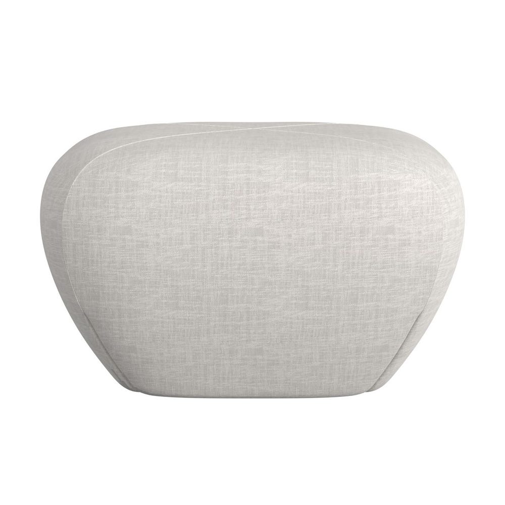 A Leg Up Ottoman - Lovely Linen Cream