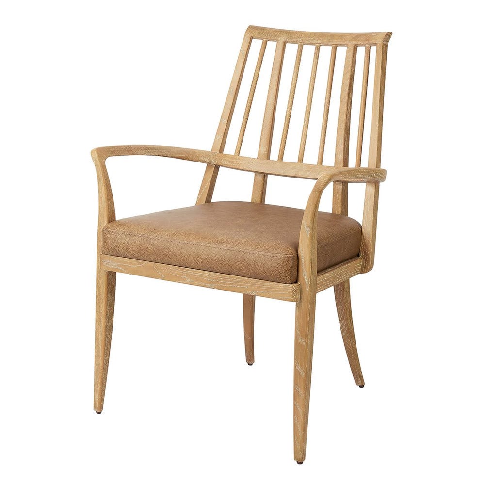 Swan Dining Armchair - Toffee