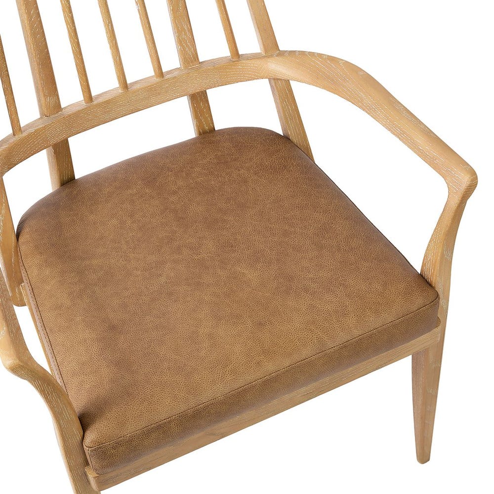 Swan Dining Armchair - Toffee