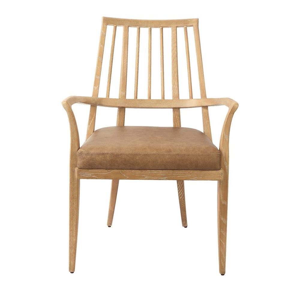 Swan Dining Armchair - Toffee