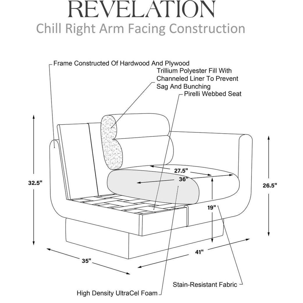 Chill Sofa - Sectional - Hopscotch Creamy Espresso