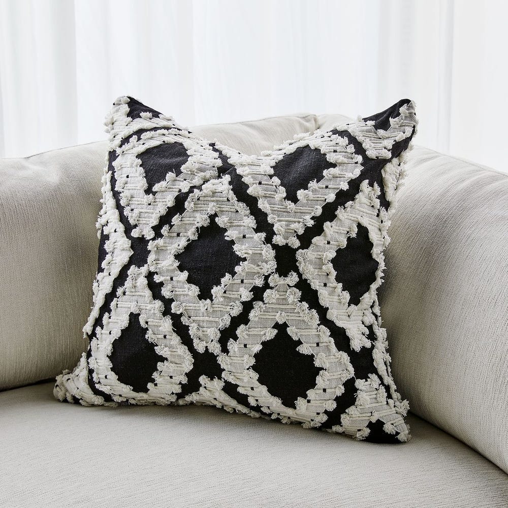 Fringe Element Pillow - Day and Night