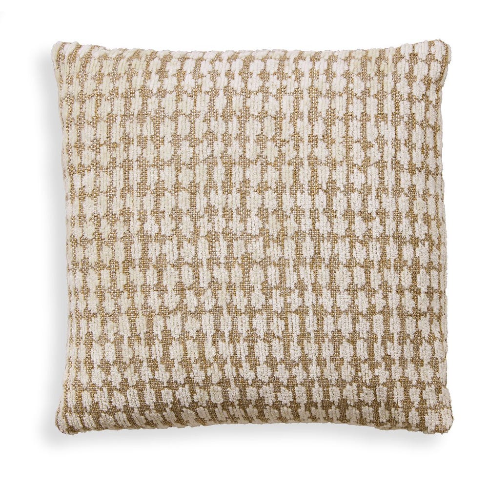 Cotton Patch Pillow - Snow