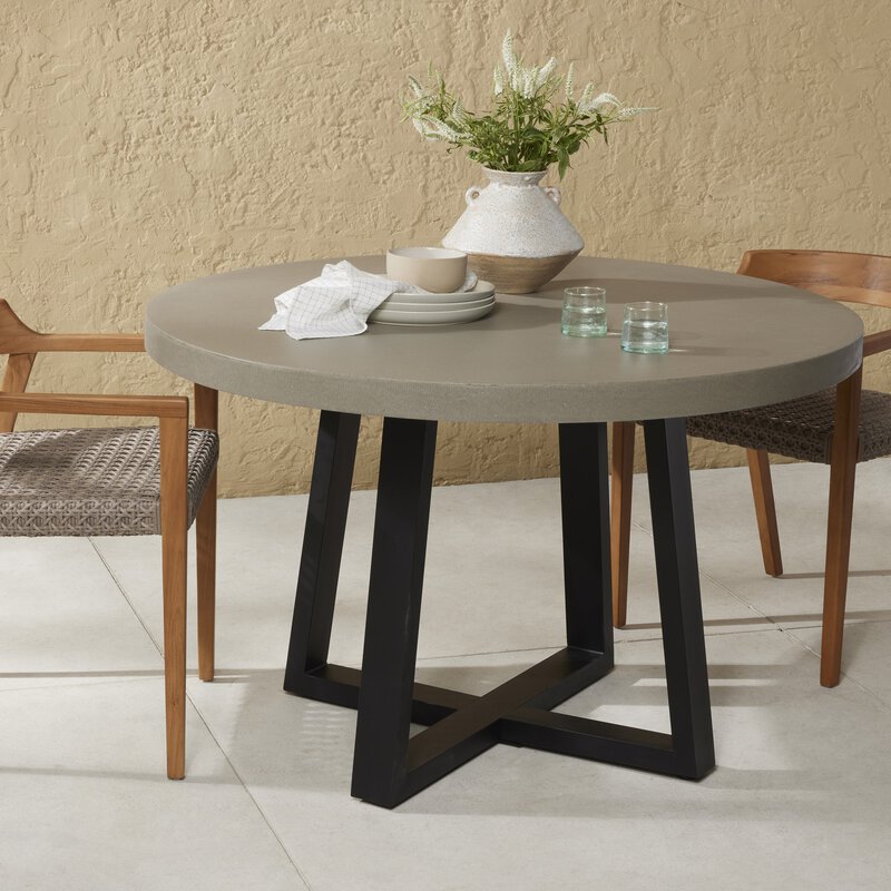 Cyrus Outdoor Round Dining Table 48"