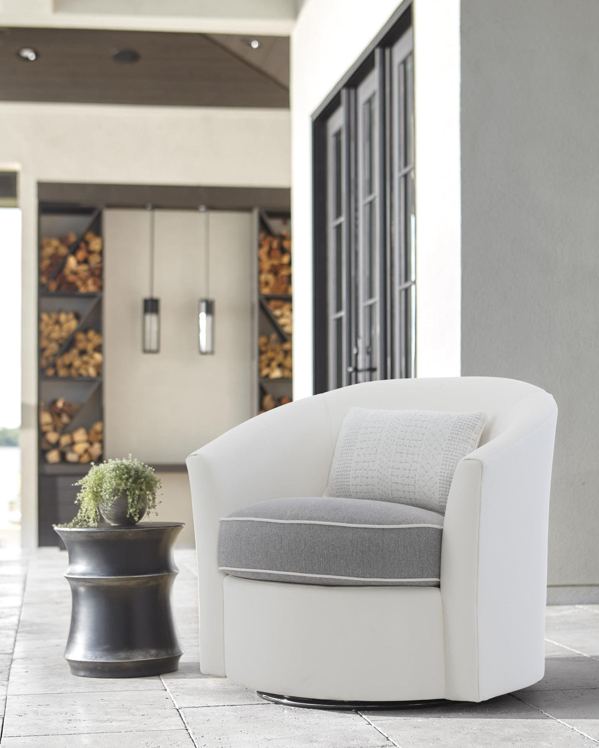 Maya Outdoor Accent Table - Bernhardt Living (BRH-1147)