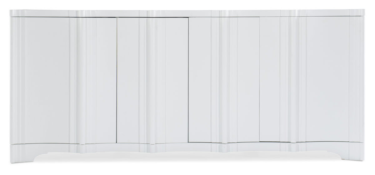 a white cabinet with a white background