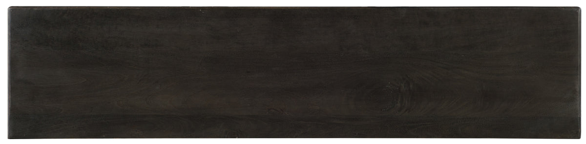 a black rectangular object with a white background