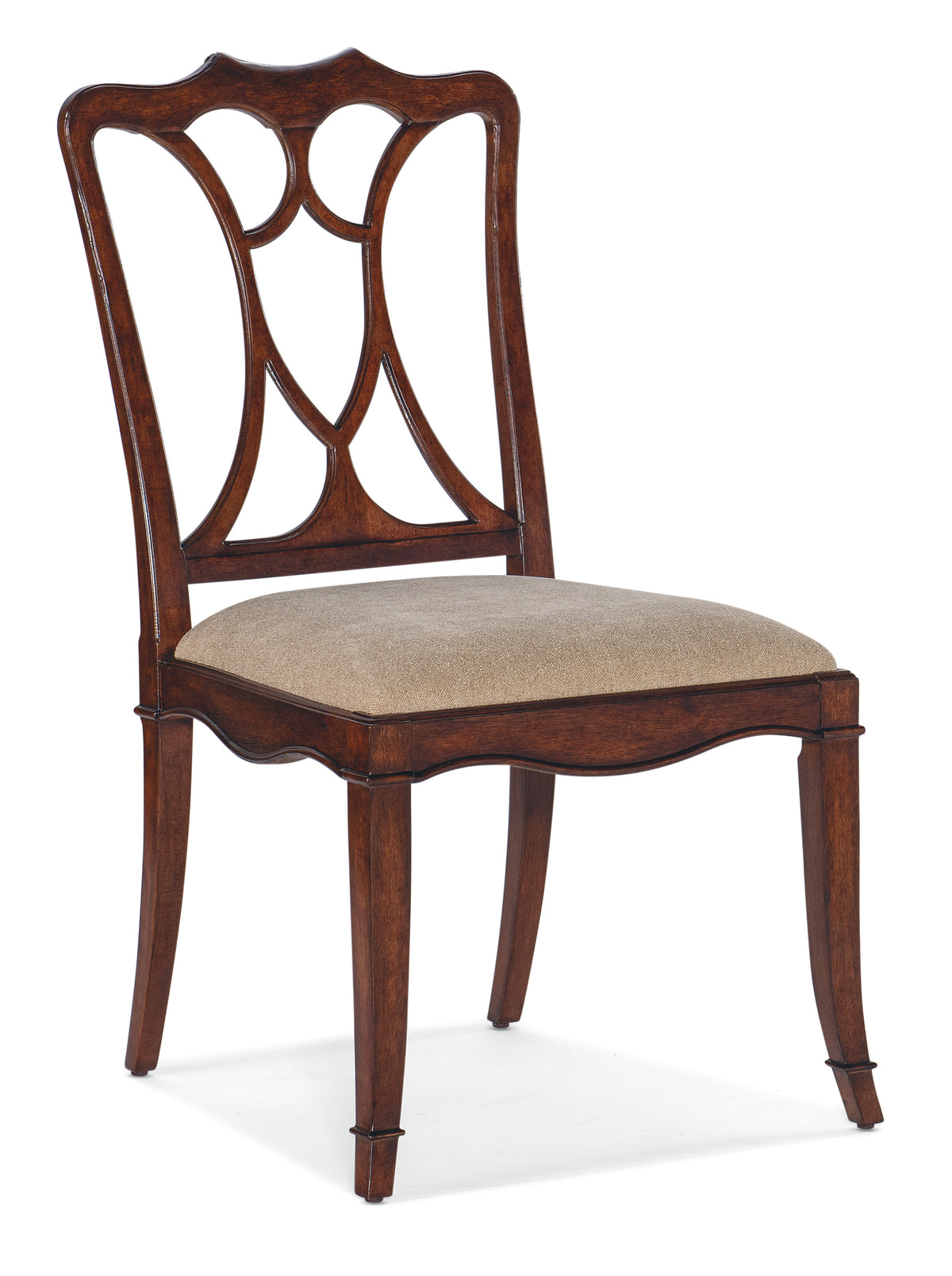a chair with a cushion