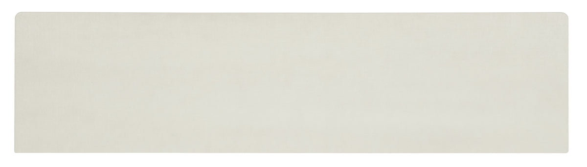 a white fabric with a white border