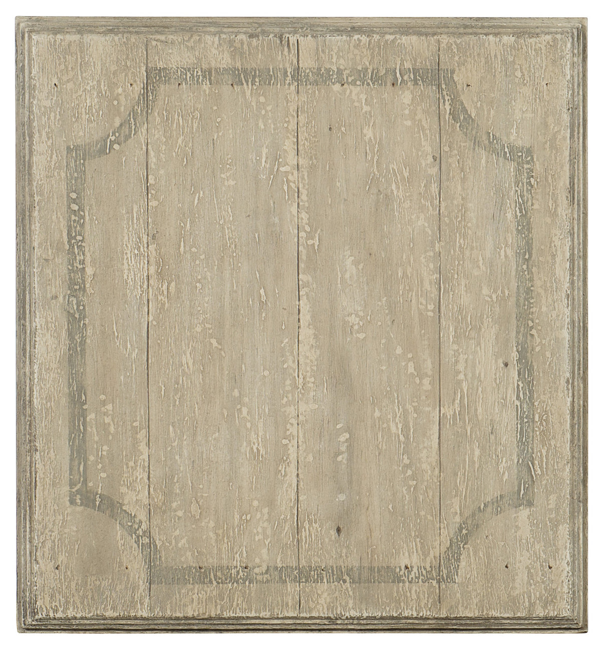 a wood panel with a decorative border