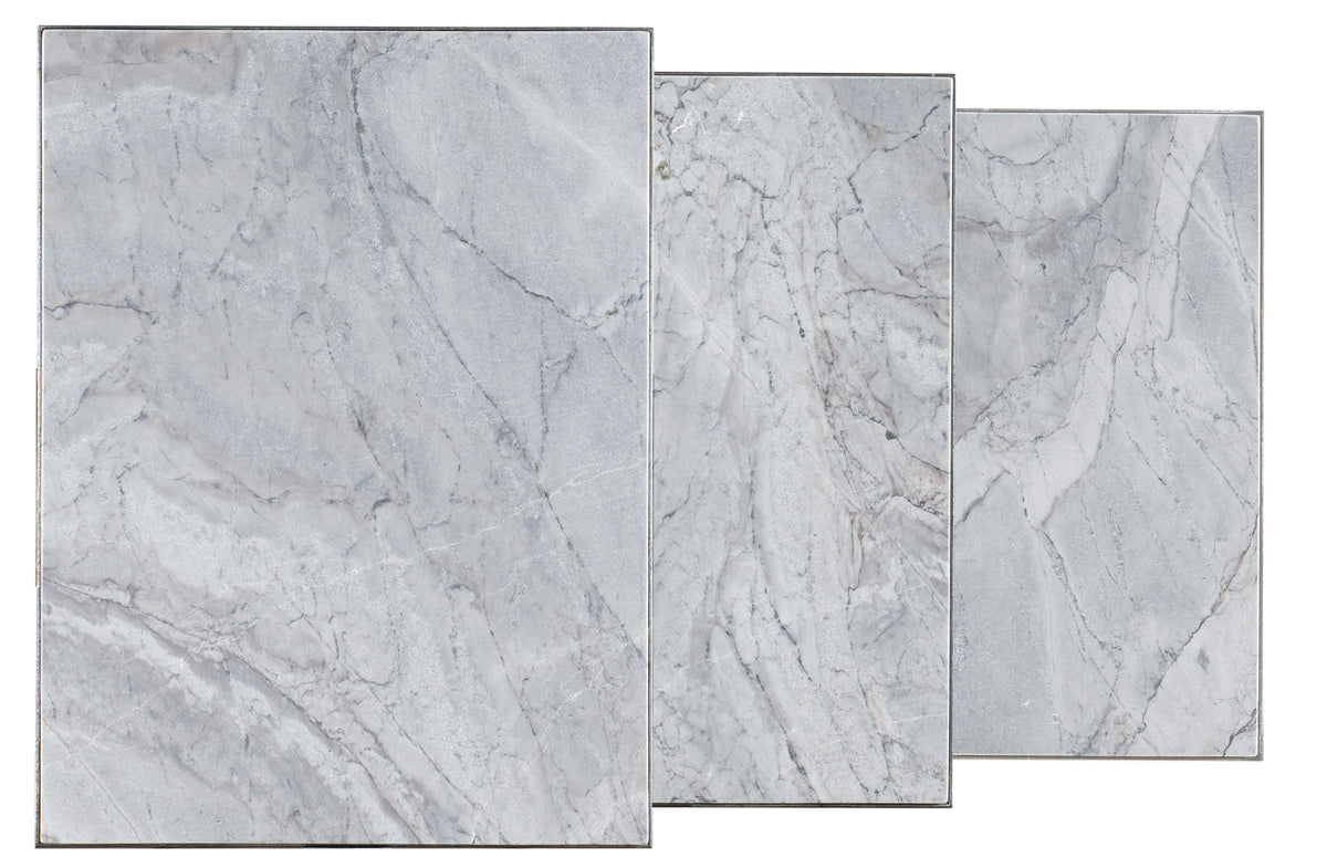 a group of white marble tiles