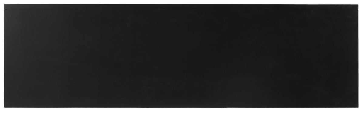 a black rectangular object with a white border