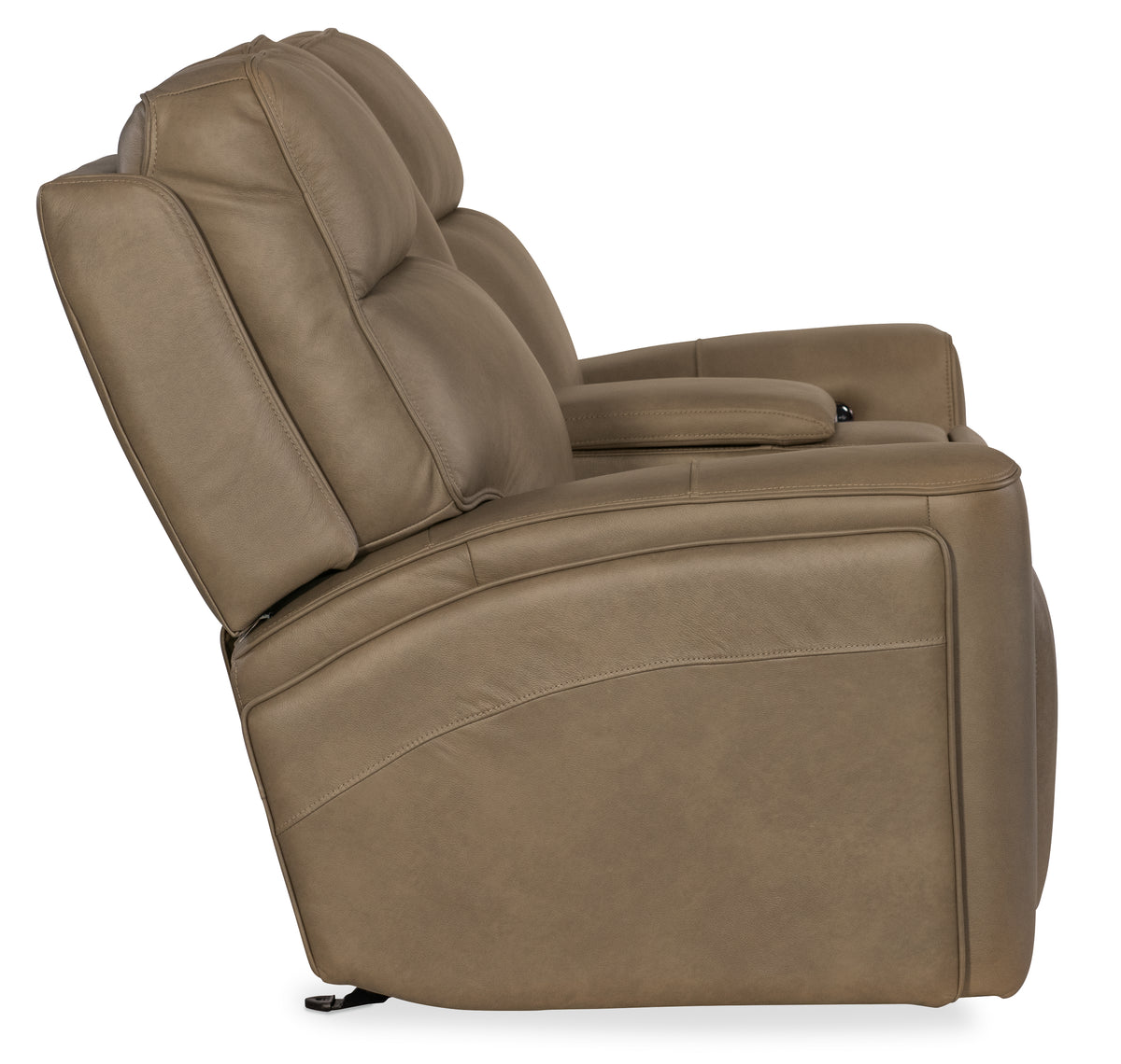 Riverton Power Gliding Console Loveseat with Power Headrest and Lumbar - Hooker Furniture (HRF-3252)