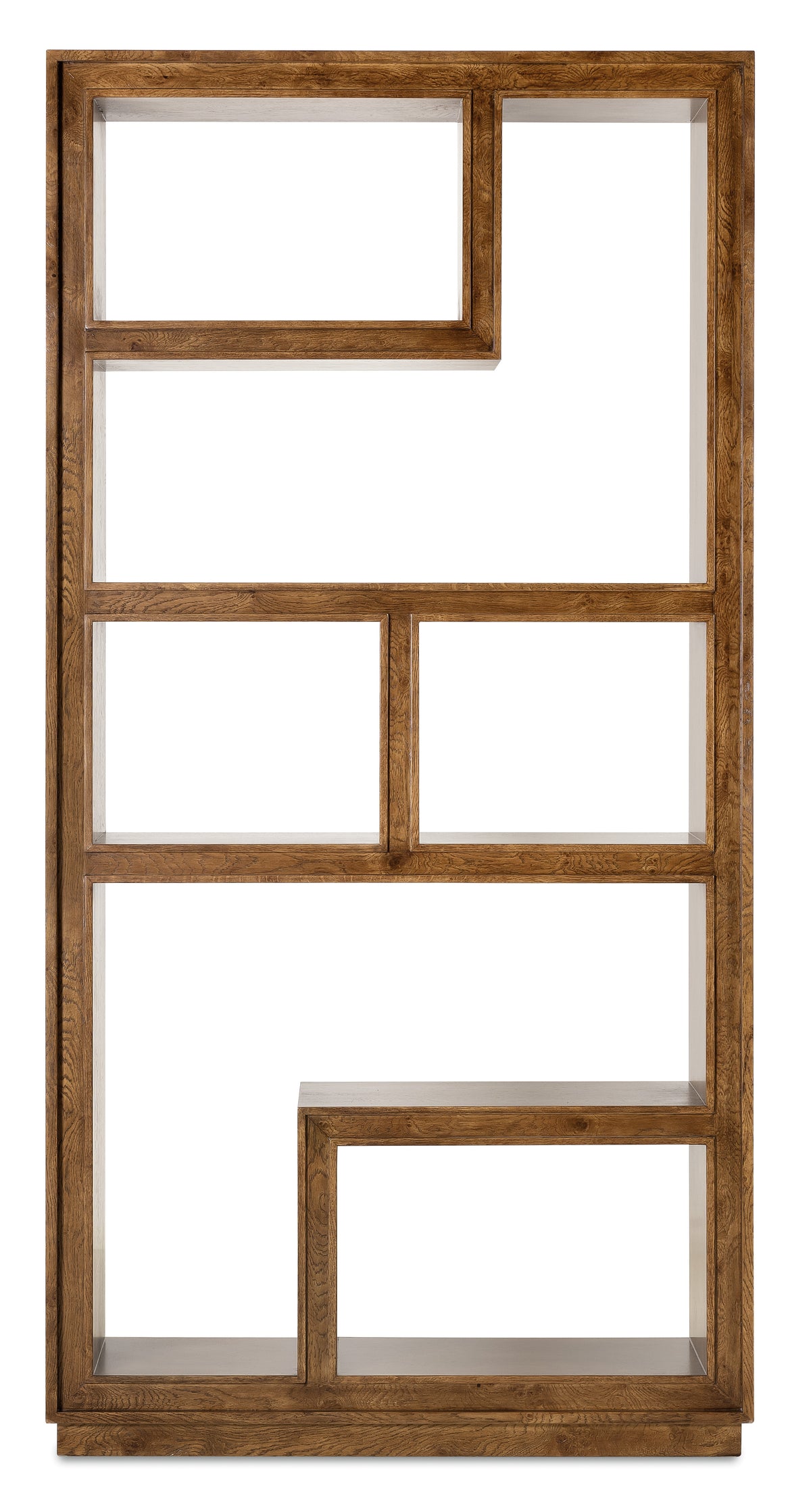 a wooden shelf with a number on it