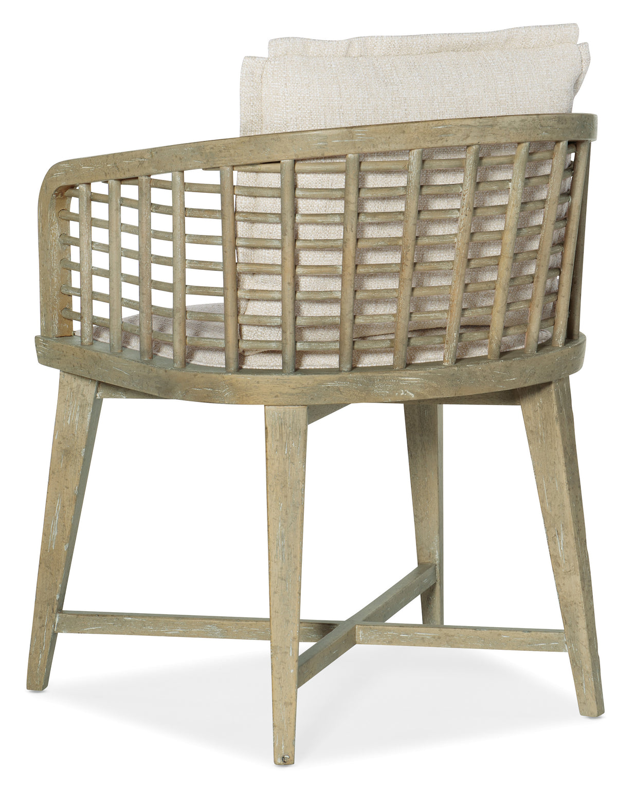 a chair with a cushion
