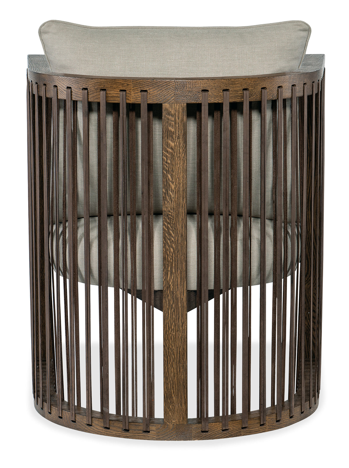 a chair with a metal frame