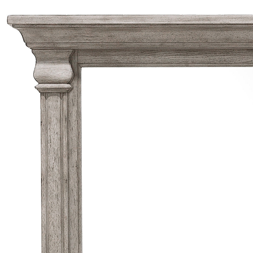 a close-up of a wooden frame