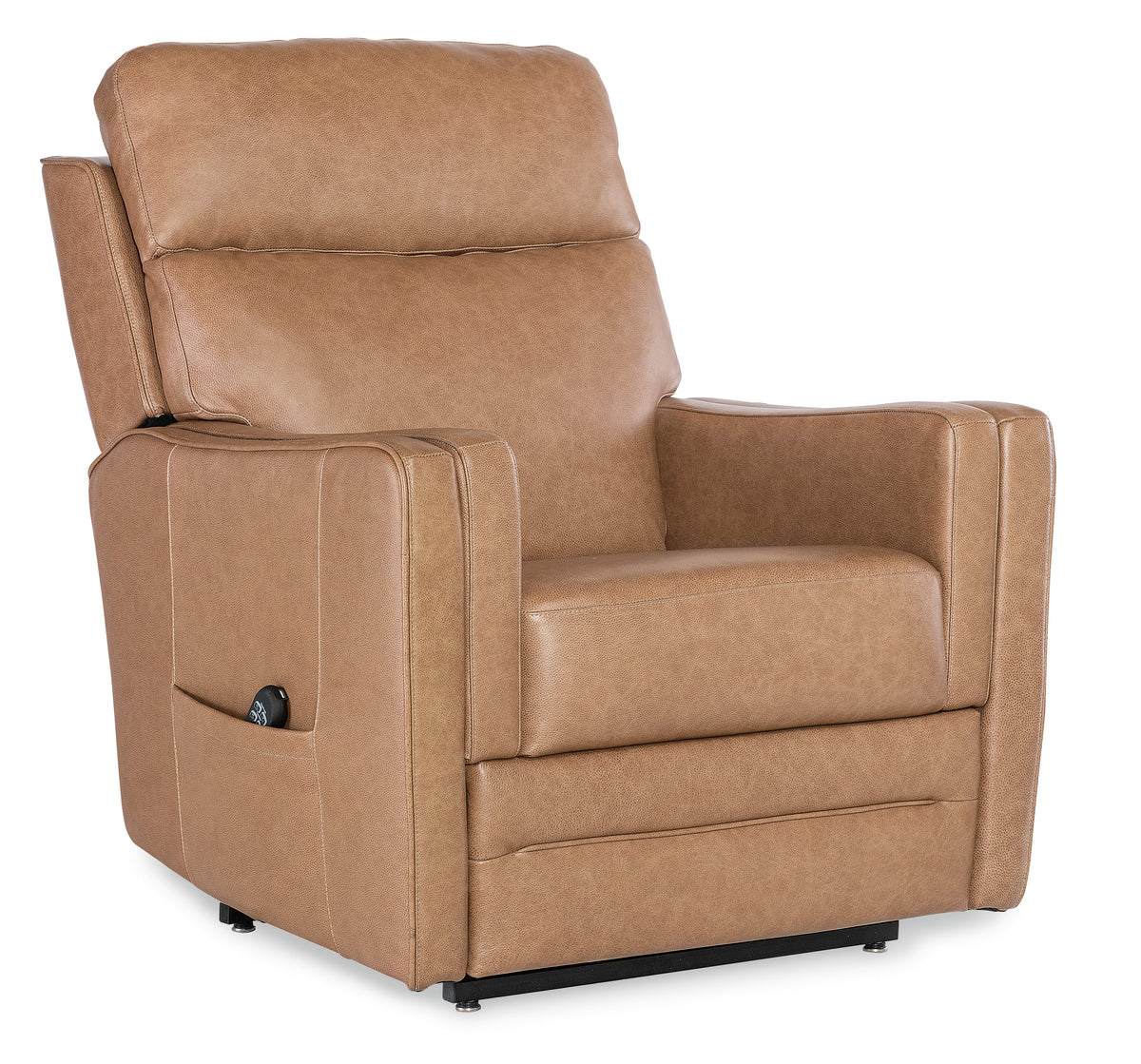 a brown recliner chair