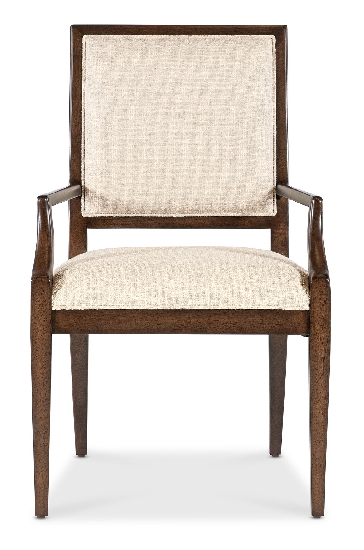 a chair with a white cushion