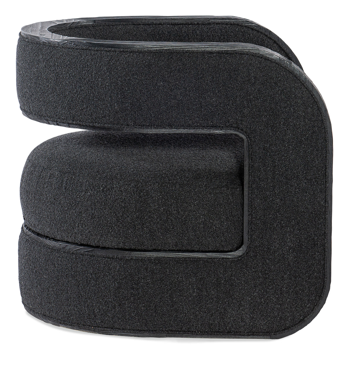 a black foam roll up