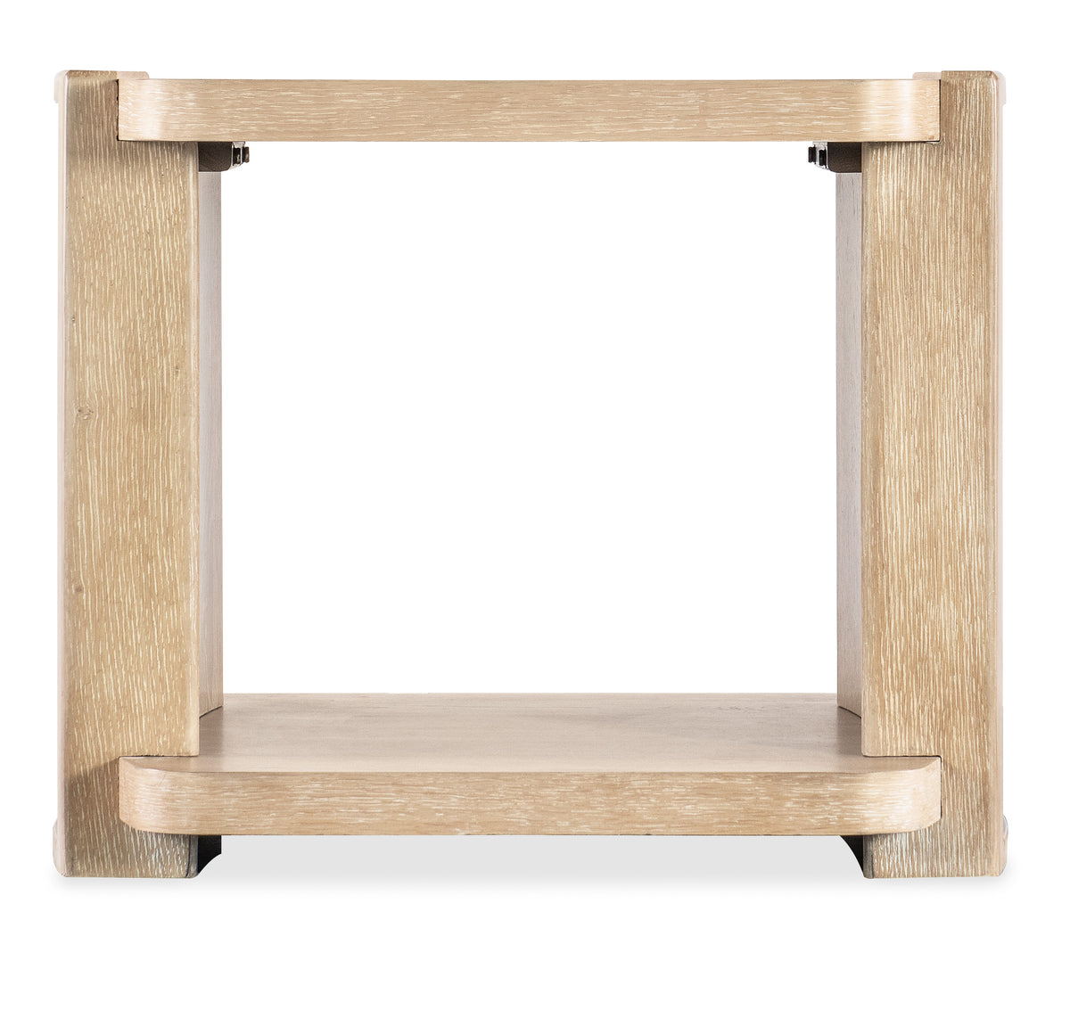 a wood table with a white background