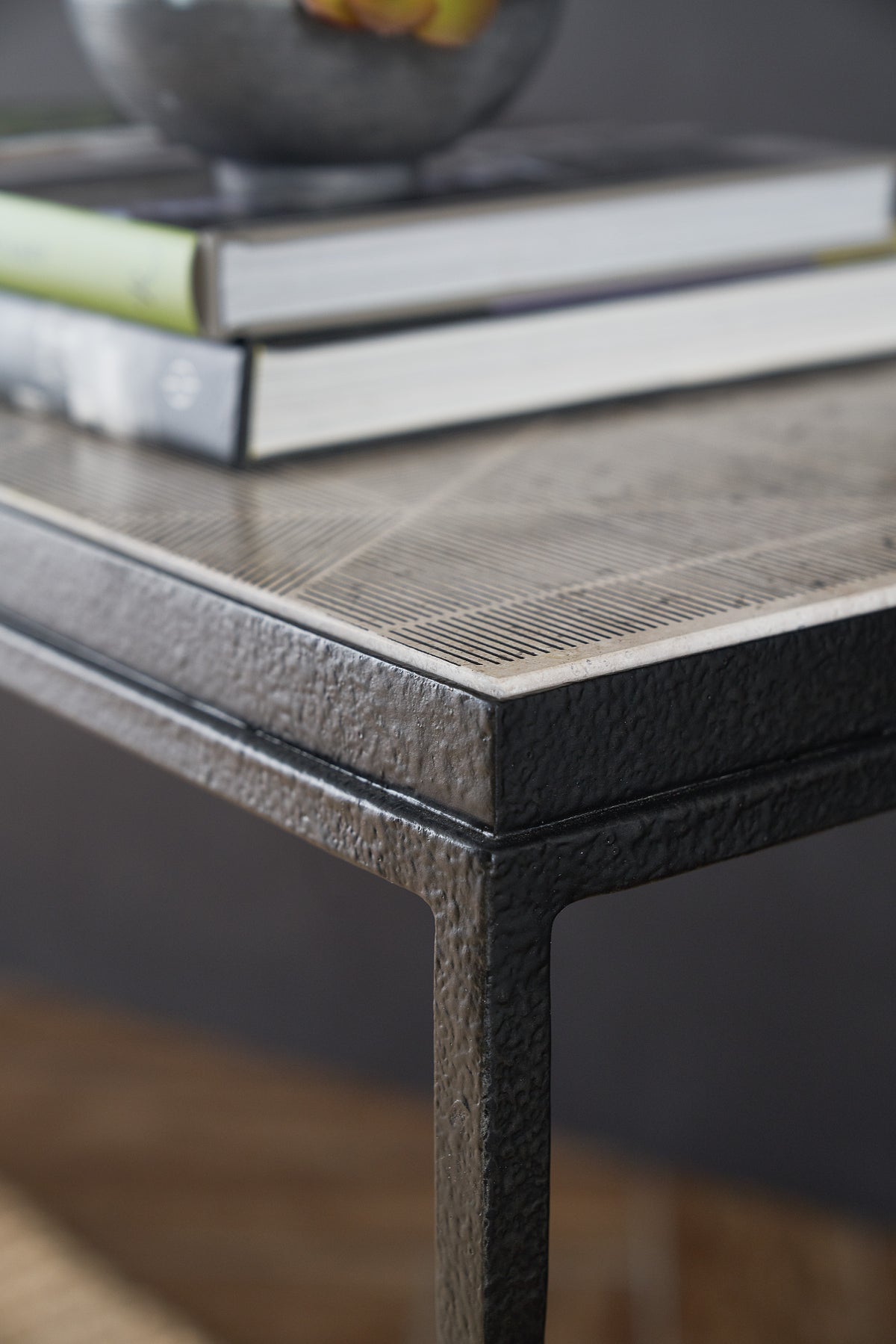 a stack of books on a table