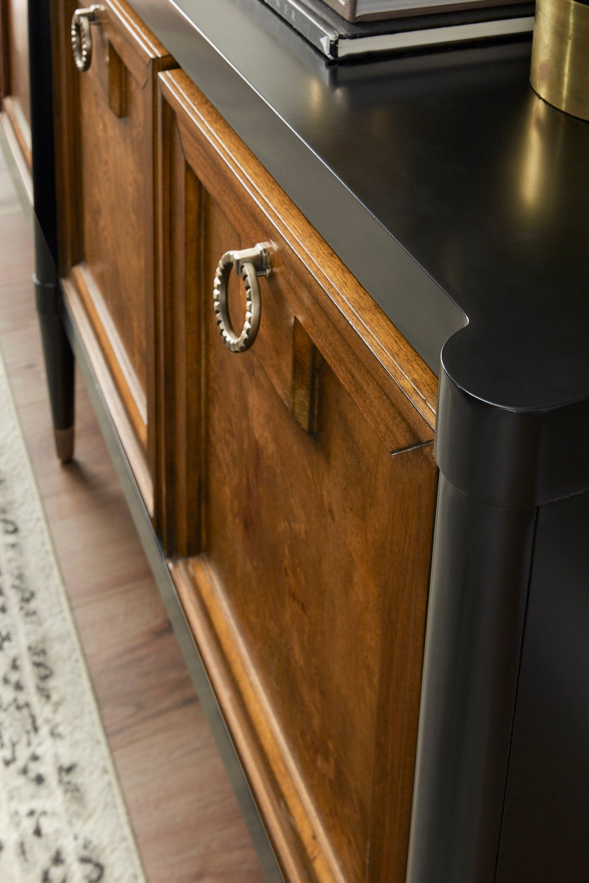 a close up of a cabinet
