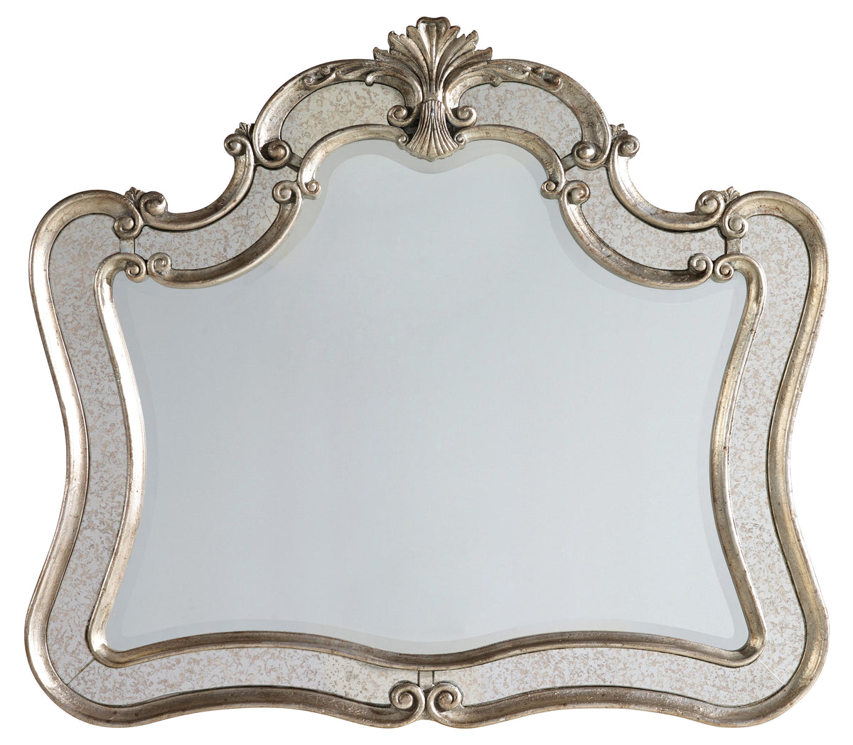 a mirror with a white background