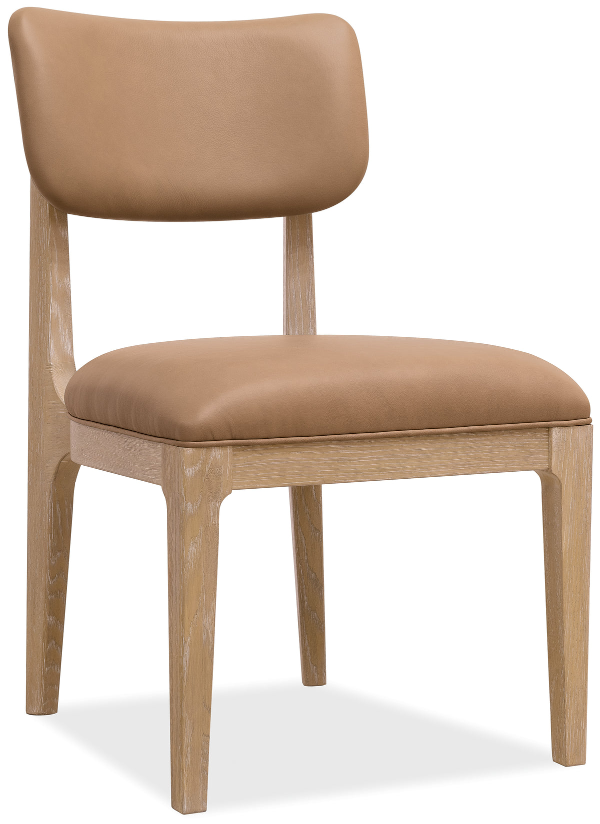 a brown chair with a white background