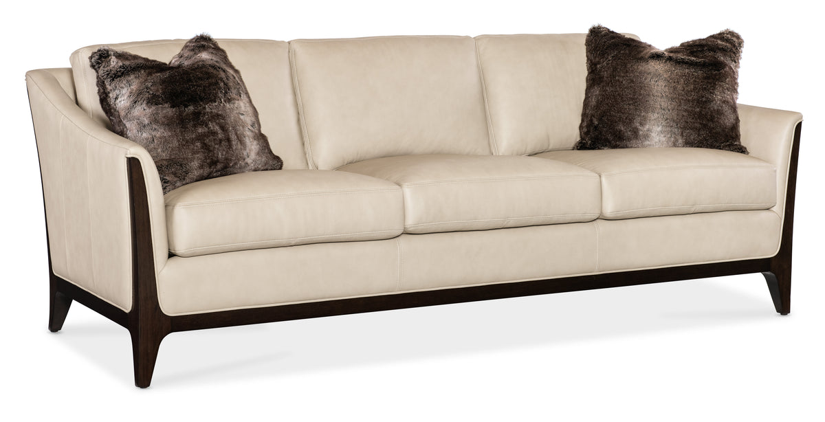 a couch with two pillows on it
