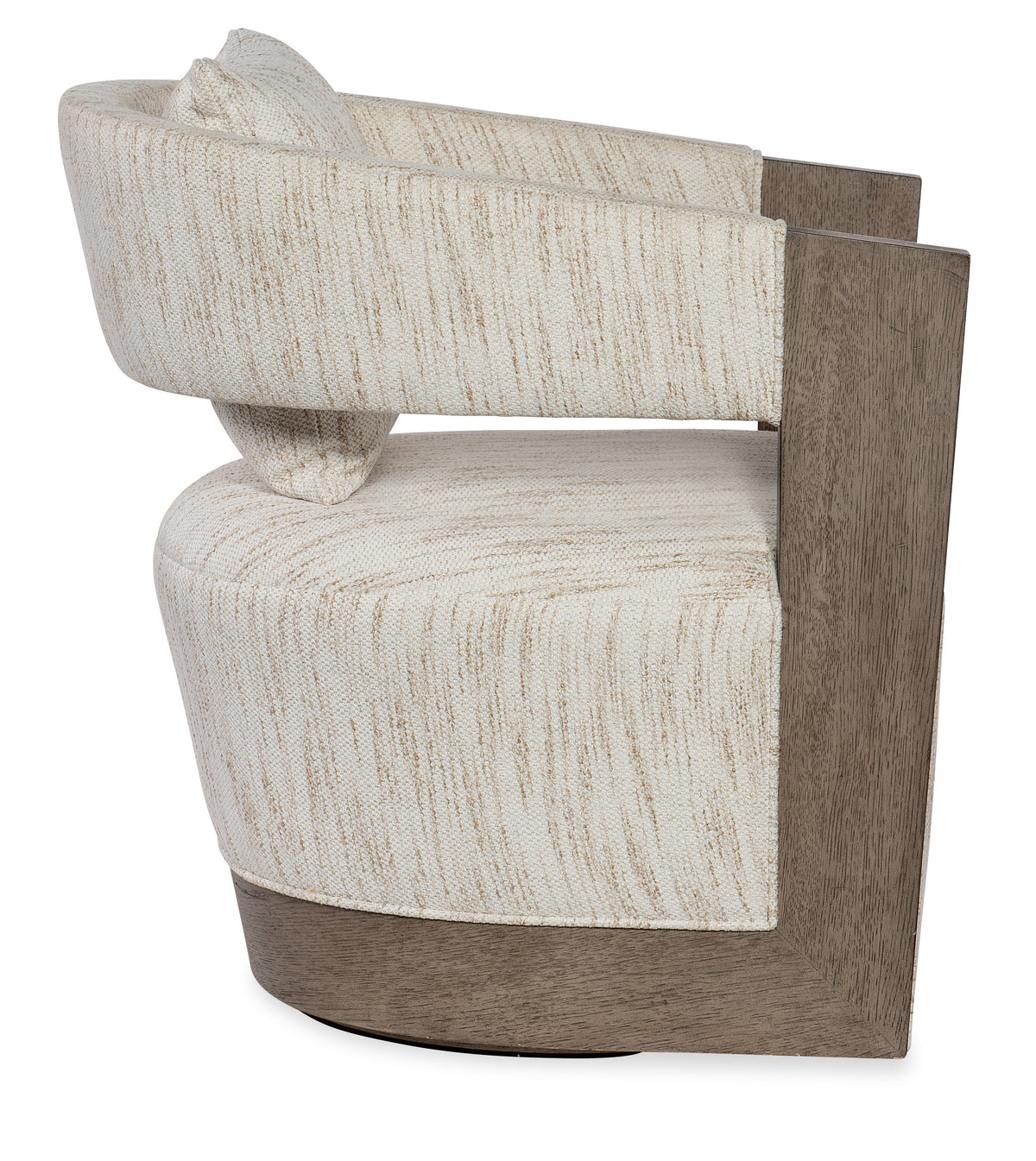 a white and brown chair