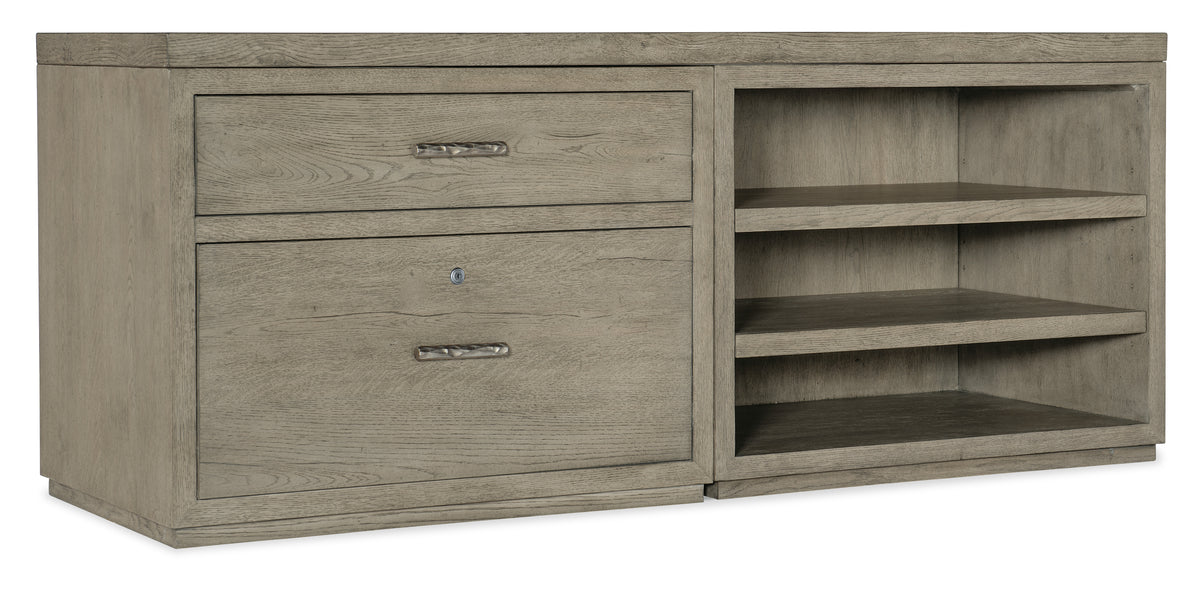 a wooden cabinet with a shelf