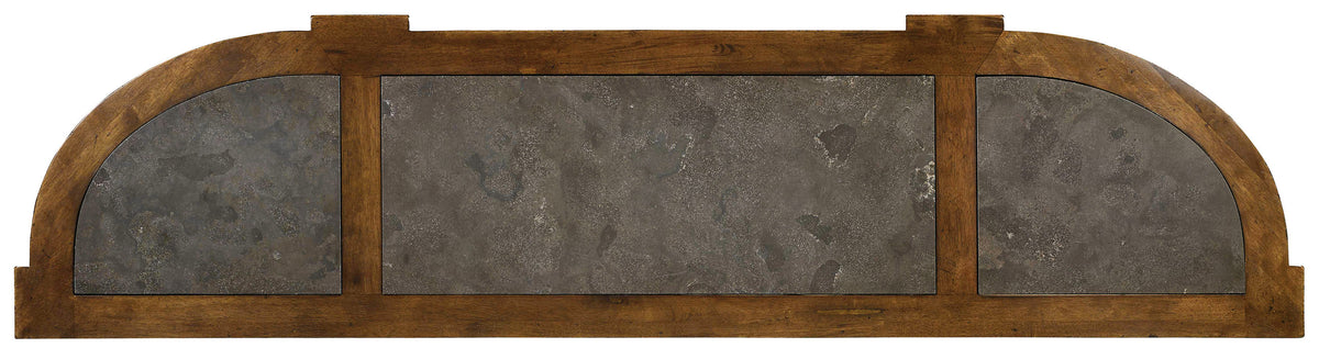 a rectangular slate board with a wooden frame