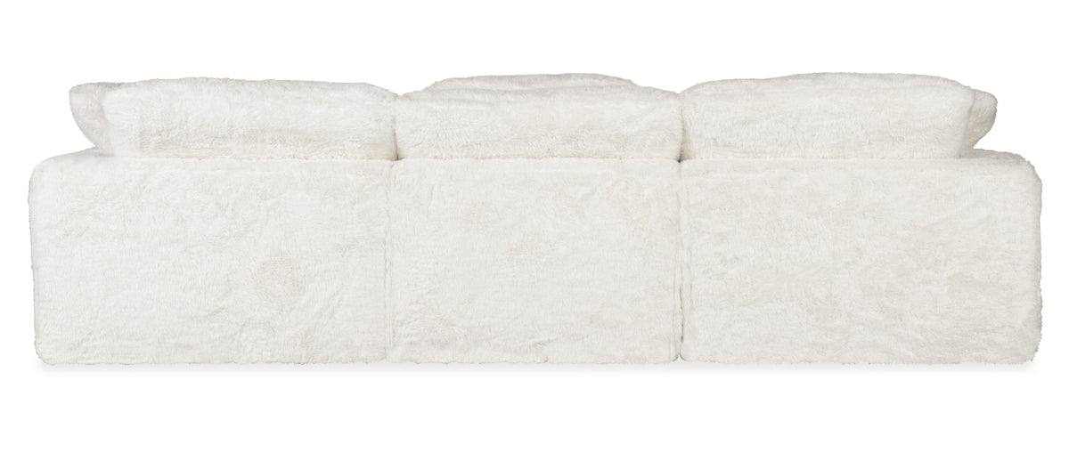 a white couch with a white background