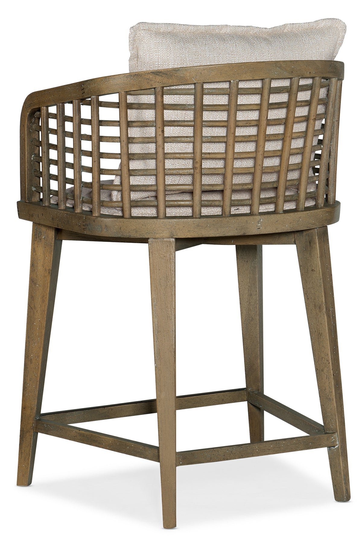 a chair with a cushion