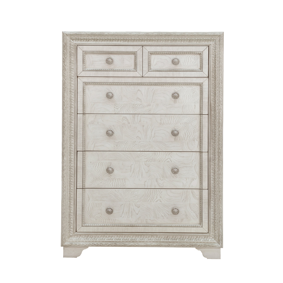 a white dresser with drawers