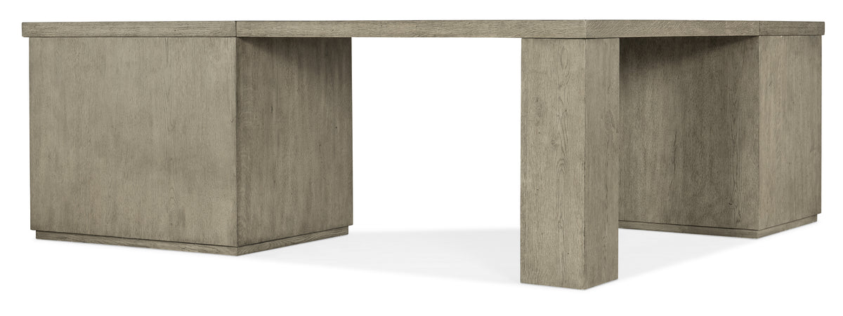 a wooden table with a white background