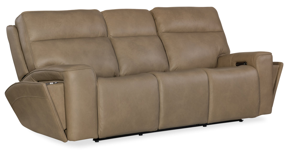 Riverton Power Sofa with Power Headrest and Lumbar - Hooker Furniture (HRF-3250)