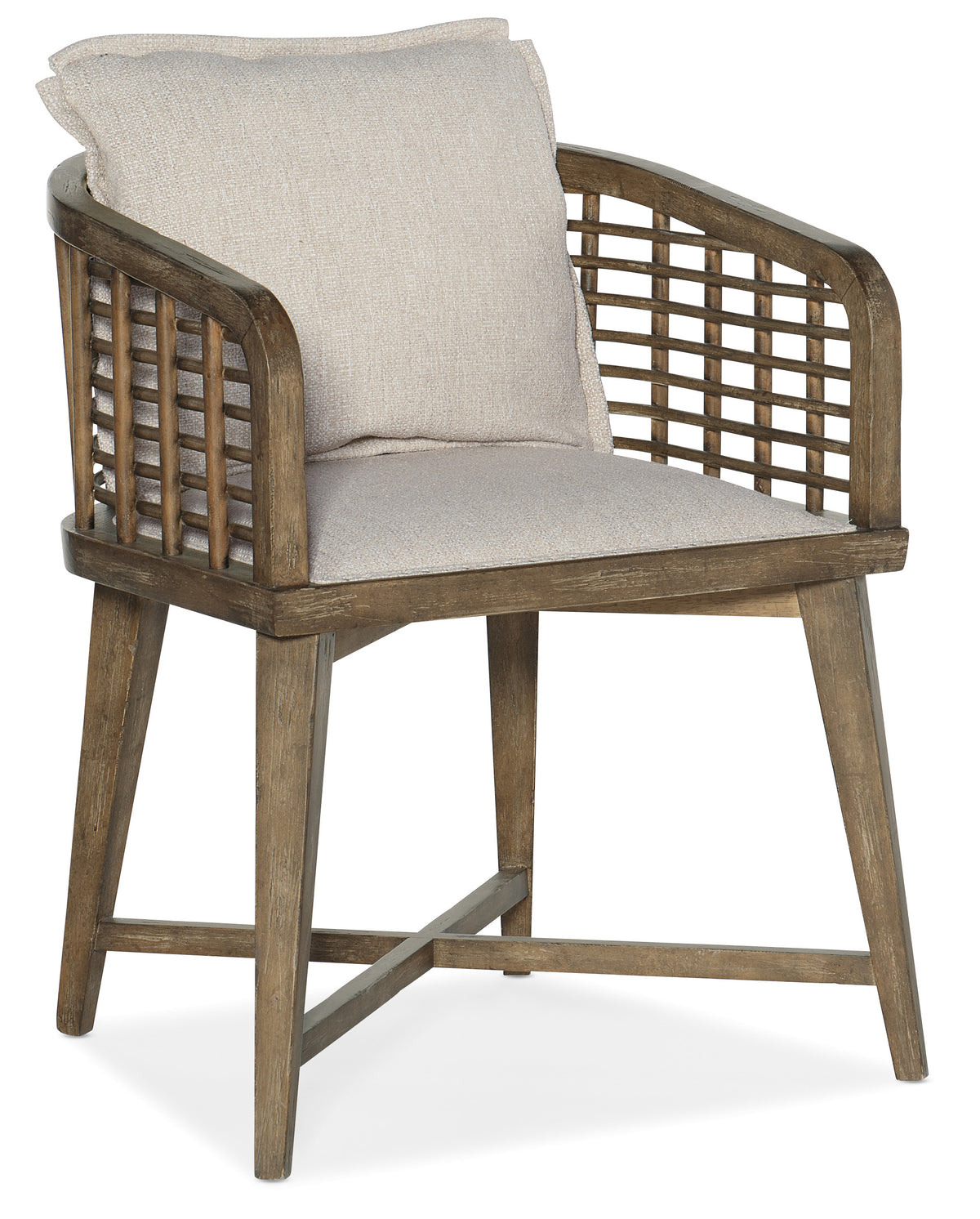 a chair with a cushion
