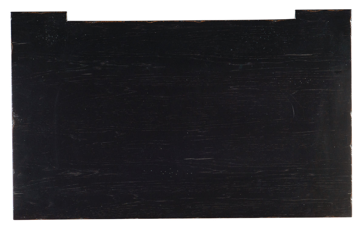 a black rectangular sign with a black border