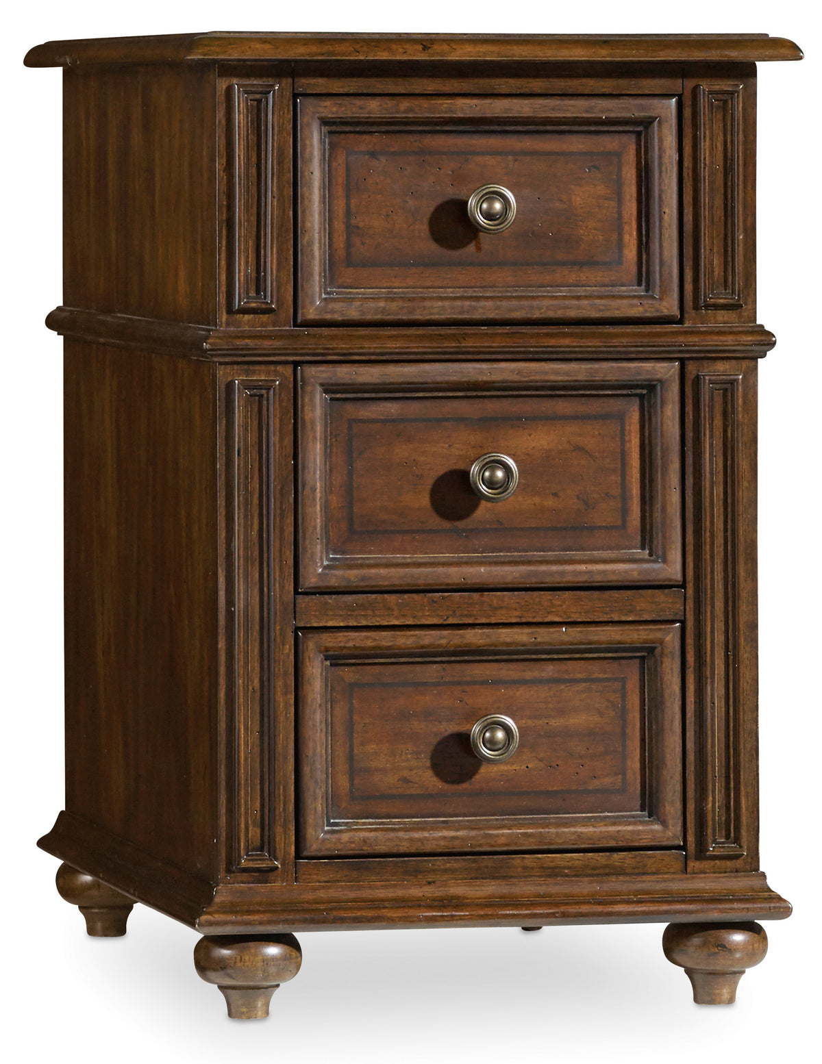 a wooden chest of drawers