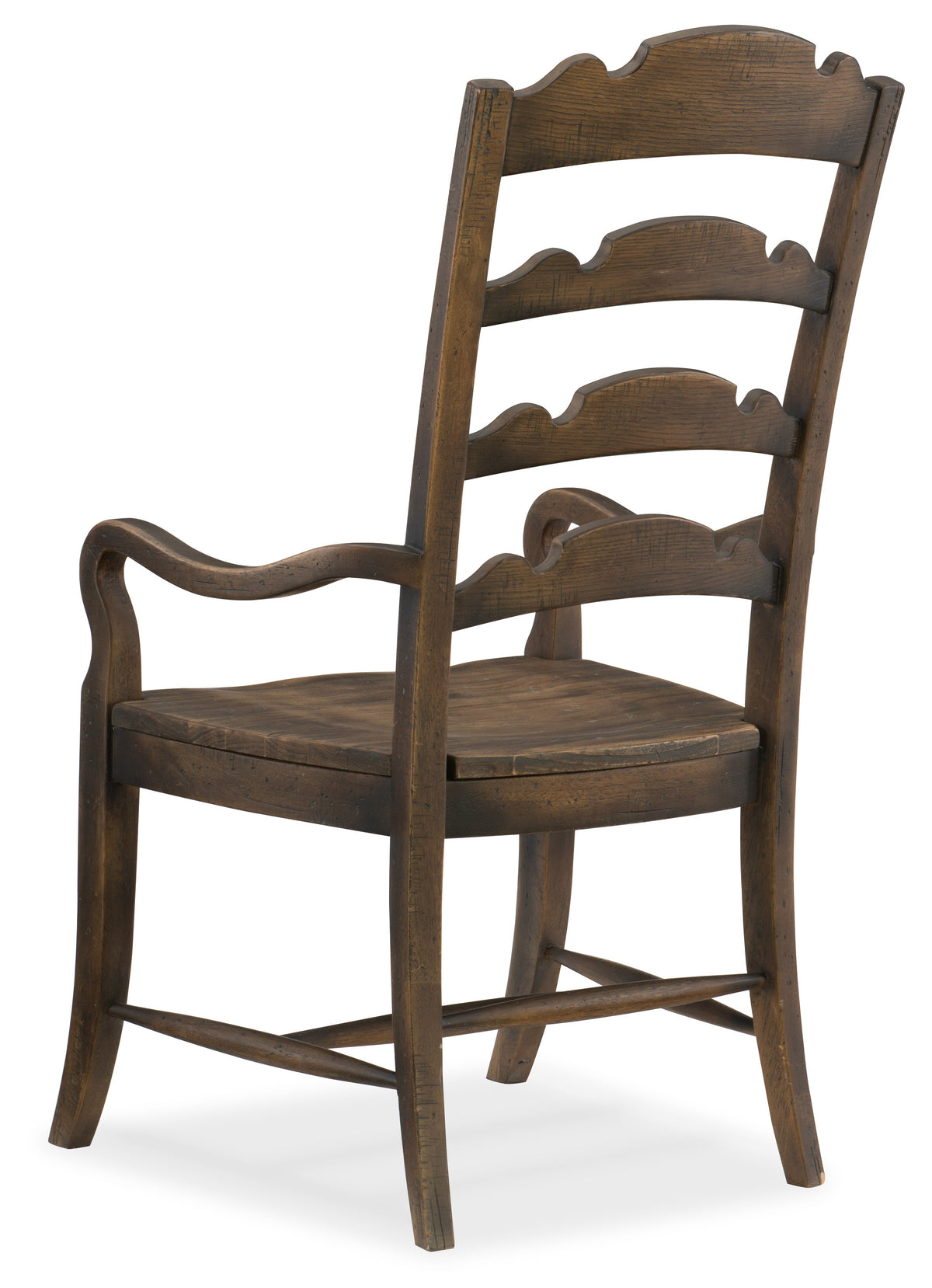 a wooden chair with a white background