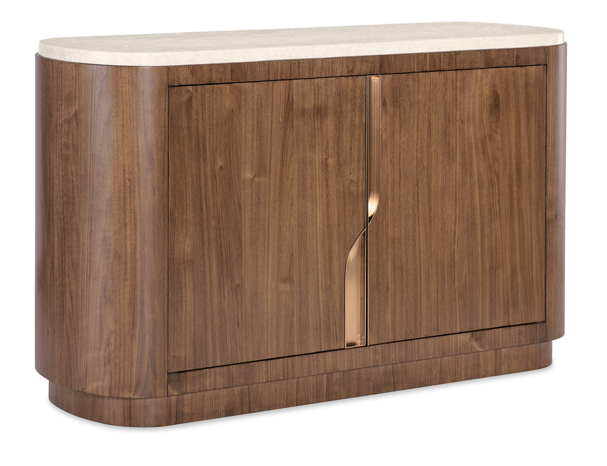 a brown wooden cabinet with a white top