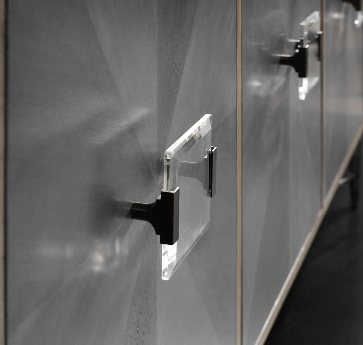 a close up of a cabinet